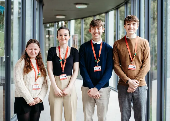 Pupils at Trinity School